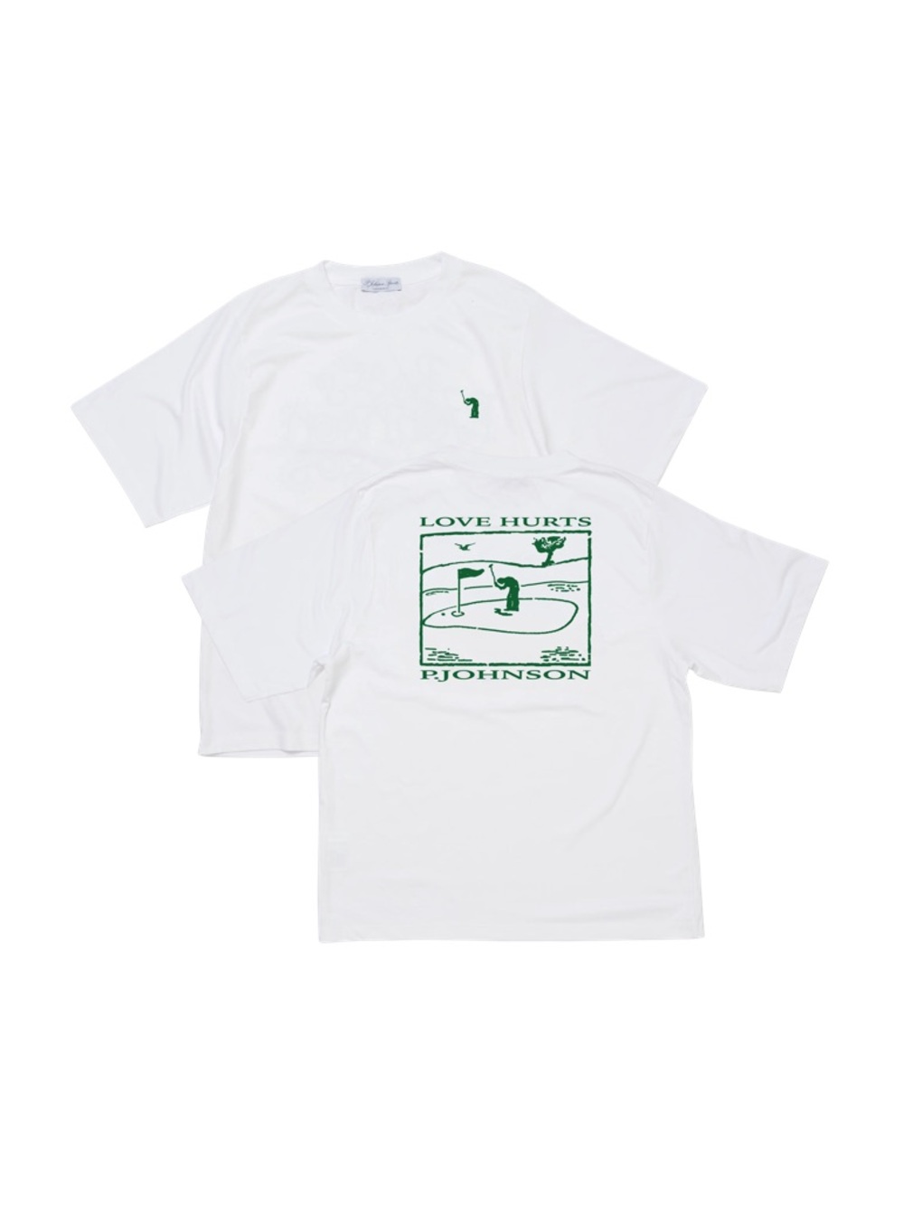 P. Johnson - Love Still Hurts Me White Tee - Large - NWT